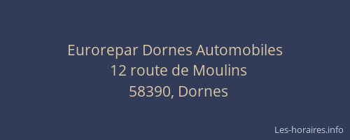 Eurorepar Dornes Automobiles