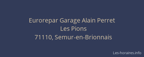 Eurorepar Garage Alain Perret