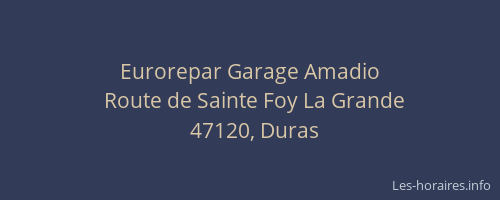 Eurorepar Garage Amadio