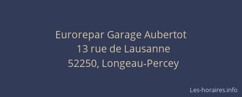 Eurorepar Garage Aubertot