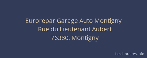 Eurorepar Garage Auto Montigny
