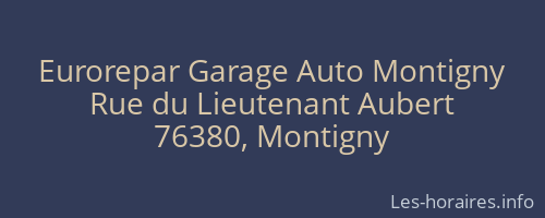 Eurorepar Garage Auto Montigny