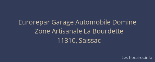 Eurorepar Garage Automobile Domine