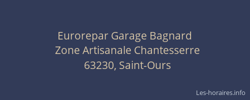 Eurorepar Garage Bagnard