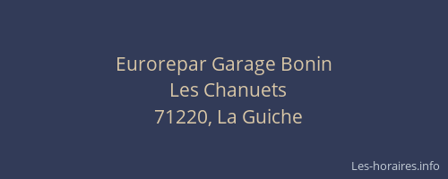 Eurorepar Garage Bonin