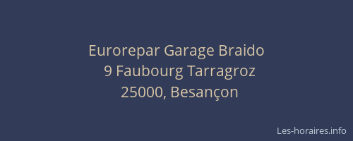 Eurorepar Garage Braido