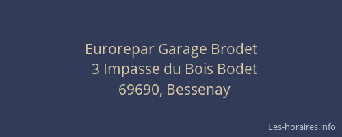 Eurorepar Garage Brodet