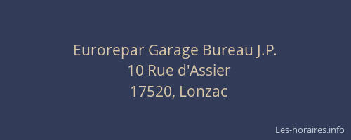 Eurorepar Garage Bureau J.P.