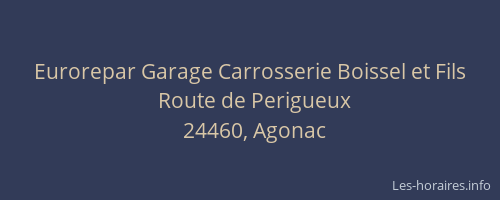 Eurorepar Garage Carrosserie Boissel et Fils