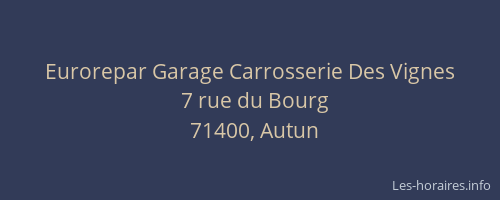 Eurorepar Garage Carrosserie Des Vignes