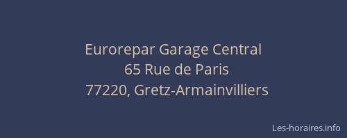 Eurorepar Garage Central