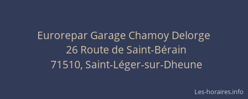 Eurorepar Garage Chamoy Delorge