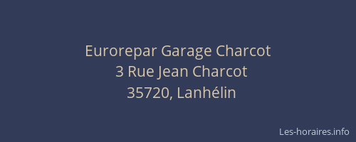 Eurorepar Garage Charcot
