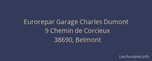Eurorepar Garage Charles Dumont