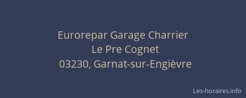 Eurorepar Garage Charrier