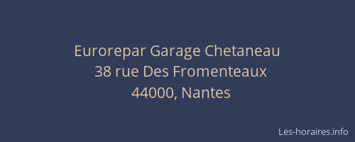 Eurorepar Garage Chetaneau