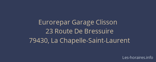 Eurorepar Garage Clisson