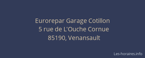 Eurorepar Garage Cotillon