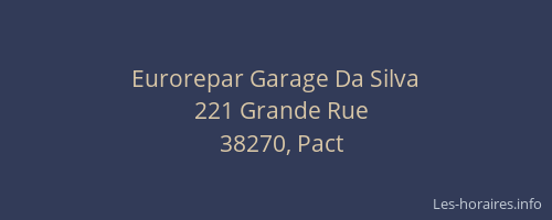 Eurorepar Garage Da Silva