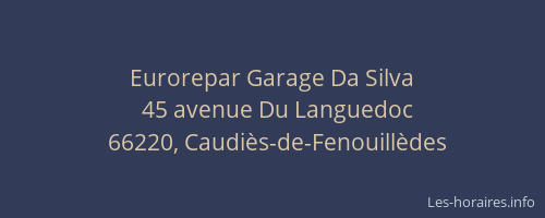 Eurorepar Garage Da Silva