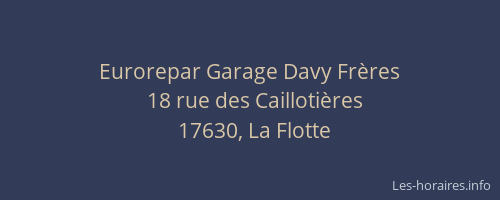 Eurorepar Garage Davy Fr&egrave;res