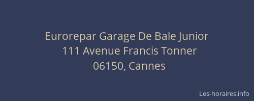 Eurorepar Garage De Bale Junior