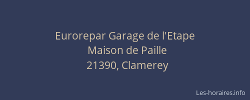 Eurorepar Garage de l'Etape