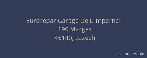 Eurorepar Garage De L'Impernal