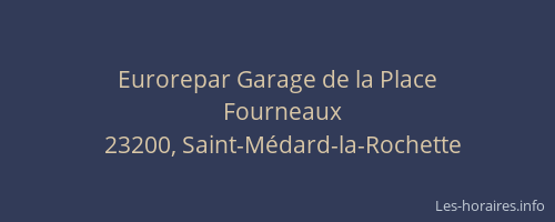 Eurorepar Garage de la Place
