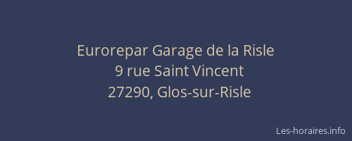 Eurorepar Garage de la Risle