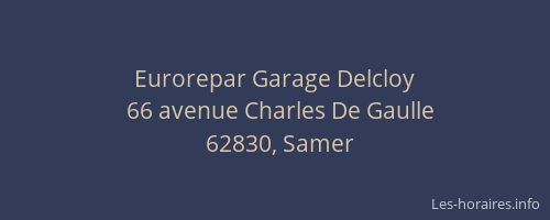 Eurorepar Garage Delcloy