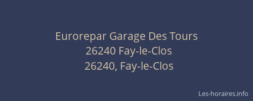 Eurorepar Garage Des Tours