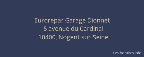 Eurorepar Garage Dionnet