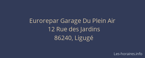 Eurorepar Garage Du Plein Air