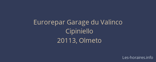 Eurorepar Garage du Valinco