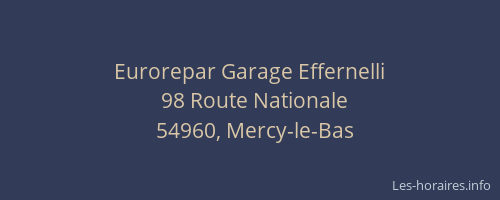 Eurorepar Garage Effernelli