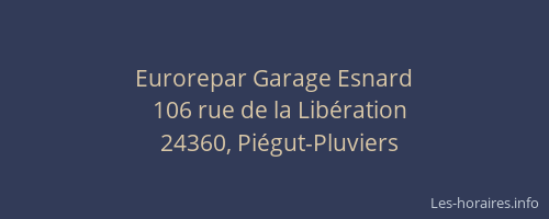 Eurorepar Garage Esnard