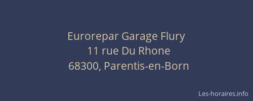 Eurorepar Garage Flury
