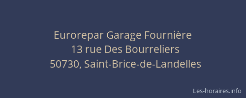 Eurorepar Garage Fournière