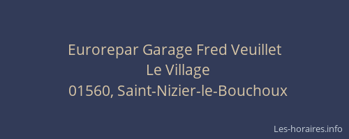 Eurorepar Garage Fred Veuillet