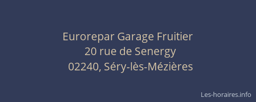 Eurorepar Garage Fruitier