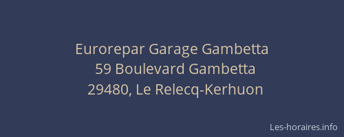 Eurorepar Garage Gambetta