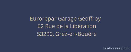Eurorepar Garage Geoffroy