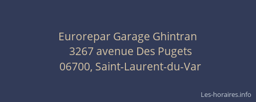 Eurorepar Garage Ghintran