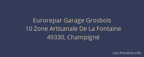 Eurorepar Garage Grosbois