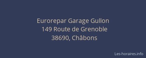 Eurorepar Garage Gullon