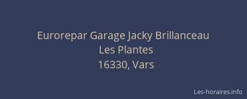 Eurorepar Garage Jacky Brillanceau