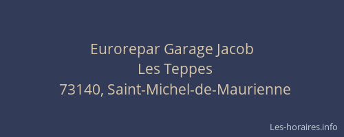 Eurorepar Garage Jacob