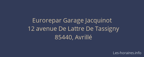 Eurorepar Garage Jacquinot