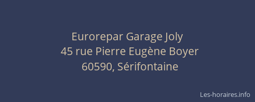 Eurorepar Garage Joly